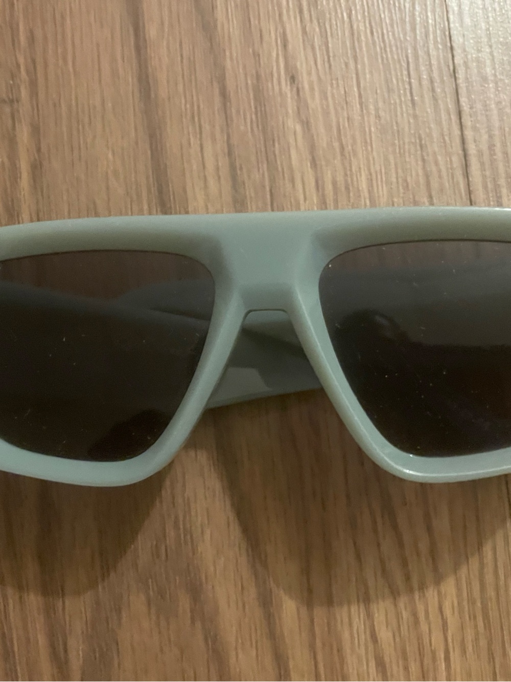 DEZI Matte Seafoam Green Sunglasses with Dark Lenses